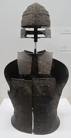 Iron armor set with tankō style cuirass