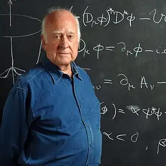 Physicist Peter Higgs, awarded the 2013 Nobel Prize in Physics for his work on the Higgs boson