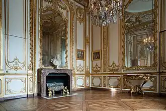 Rococo architecture: The pièce de la vaisselle d'or (Palace of Versailles, Versailles, France)