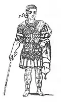 A soldier with seven phalerae