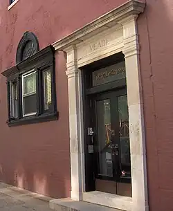 In honor of his war service, the city of Philadelphia gifted a house at 1836 Delancey Place to Meade's wife[167]