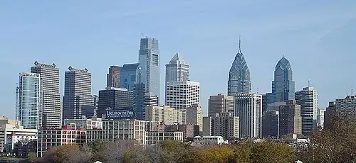 Philadelphia, the largest city in Pennsylvania and sixth-largest city in the United States with a population of 1.6 million