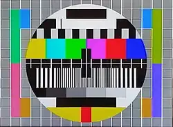 Pattern generated by a Philips PM5644L (SECAM, with border castellations cropped).