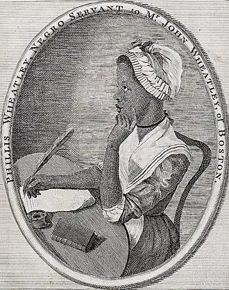Portrait of Phillis Wheatley, attributed by some scholars to Scipio Moorhead