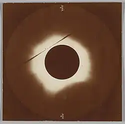 photograph of 1883 eclipse
