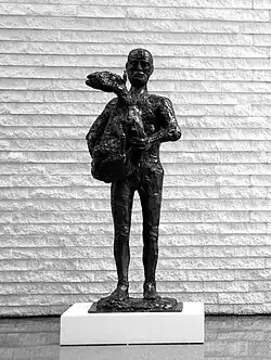 Cast of Picasso's 1944 sculpture Man with Sheep, Philadelphia Museum of Art