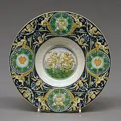 Ulisse Cantagalli Plate - Metropolitan Museum of Art, New York