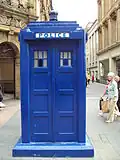 A Mackenzie Trench design police box in Glasgow