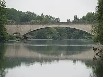 Bridge across the Rhône at Les Avenières
