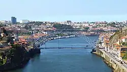 Luís I Bridge over the river Douro, connecting Porto and Vila Nova de Gaia, in the parish of Santa Marinha e São Pedro da Afurada