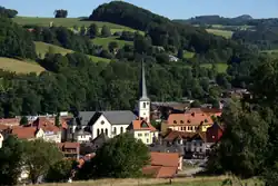 View of the center of Poppenhausen