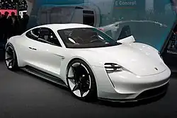 Porsche Mission E at the IAA 2015