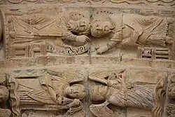 Sculpture of south porch tympanum