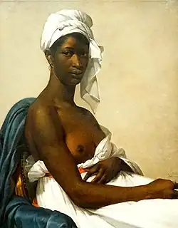 Portrait of a black woman (1800), by Marie-Guillemine Benoist, Musée du Louvre, Paris.