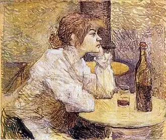 The Hangover (Suzanne Valadon), by Henri de Toulouse-Lautrec, c. 1888
