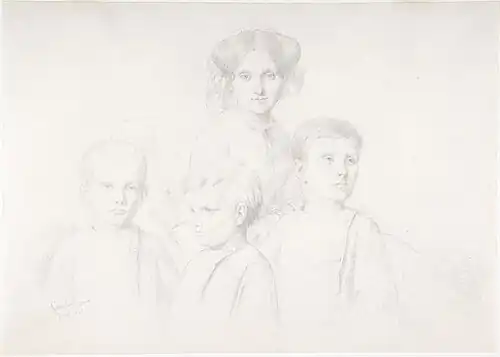 Woman and three children, 1852, Metropolitan Museum