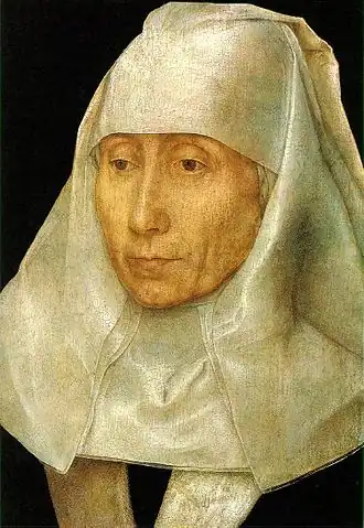 Hans Memling, Portrait of an Old Woman * (c. 1468–1470), 25.6 x 17.7 cm