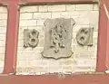 Poultry or Fowl House at Leighton Hall. Date stone on central gable