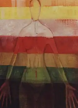 7 Days of My Creation, half figure, 1999