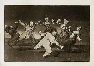 Νο. 12: Disparate alegre (Merry folly) 24.3 x 35.2 cm.