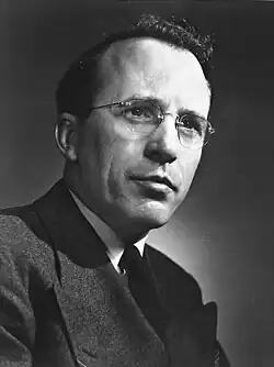 NDP leader, Tommy Douglas