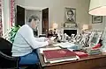 Writing the 1987 State of the Union address in the Residence
