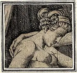 Corresponding fragment to image 4 thought to be by Agostino Veneziano. Two fragments cut from the one engraving.[1] Around 1530.[2]