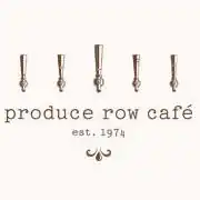 Logo reading "produce row café est. 1974"