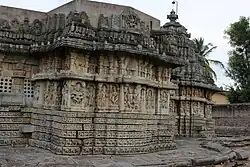 The Mallikarjuna temple at Basaralu, built in 1234 during the reign of Hoysala King Vira Narasimha II
