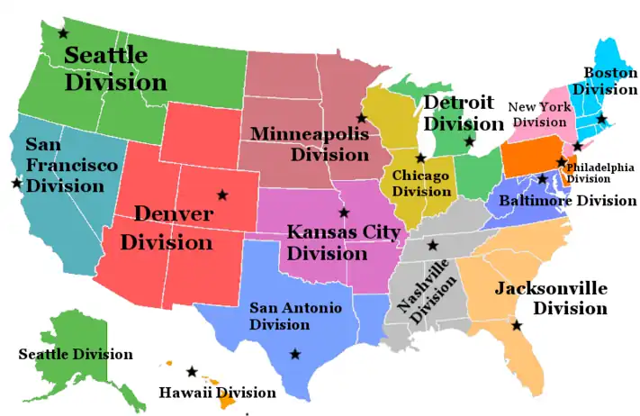 Narcotics Field Division headquarters circa 1929