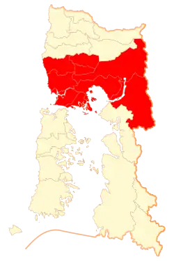 Location in the Los Lagos Region