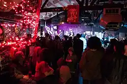 The venue in 2015, with the front of house booth visible to the left.