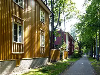 Puu-Käpylä workers' housing area Helsinki, Martti Välikangas, 1920–1925.