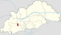 Location in Beichen District