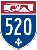 Autoroute 520 marker