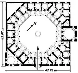 Floor plan of Rüstem Pasha Medrese