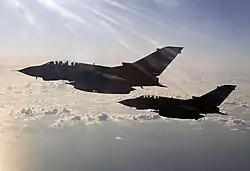 RAF Tornado GR4 aircraft during Operation Ellamy