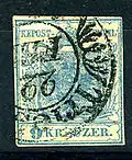 Type RDo-Iy TRIEST (Trieste) (the year 1850 or 1851 is outside the stamp)