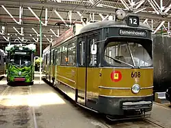 Rotterdams Düwag tram nr. 608 built 1969.