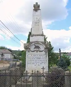 World Wars Memorial in Săsarm