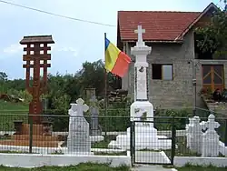 Heroes' monument in Sârbești