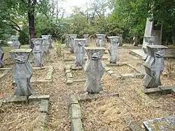 World War II Romanian military cemetery in Leordeni