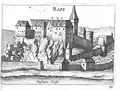 Raabs an der Thaya,Lower Austria by Georg Mätthaus Vischer in 1672