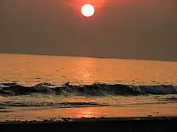 Radha Nagar Beach sunset view