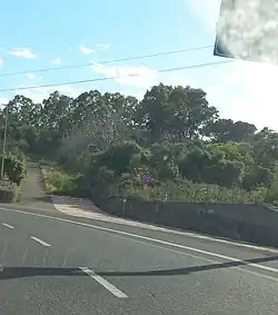 Runaway ramp on the A18, Sicily, Italy