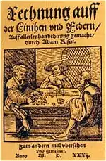 Adam Ries, Rechenung auff der linihen und federn, 1522