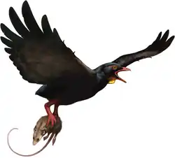 Reconstruction of Avisaurus darwini with prey
