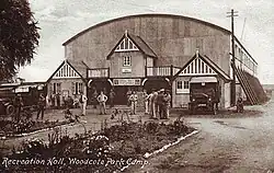 The camp's recreation hall