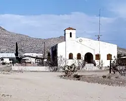 An abandoned school in Red Mountain