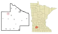 Cities and townships of Redwood County